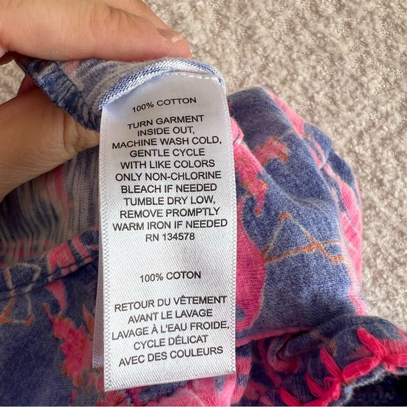 Vineyard Vines Baby Girl One Piece Flamingo Monkey Pink Romper Size 3-6‎ Months - Picture 10 of 10